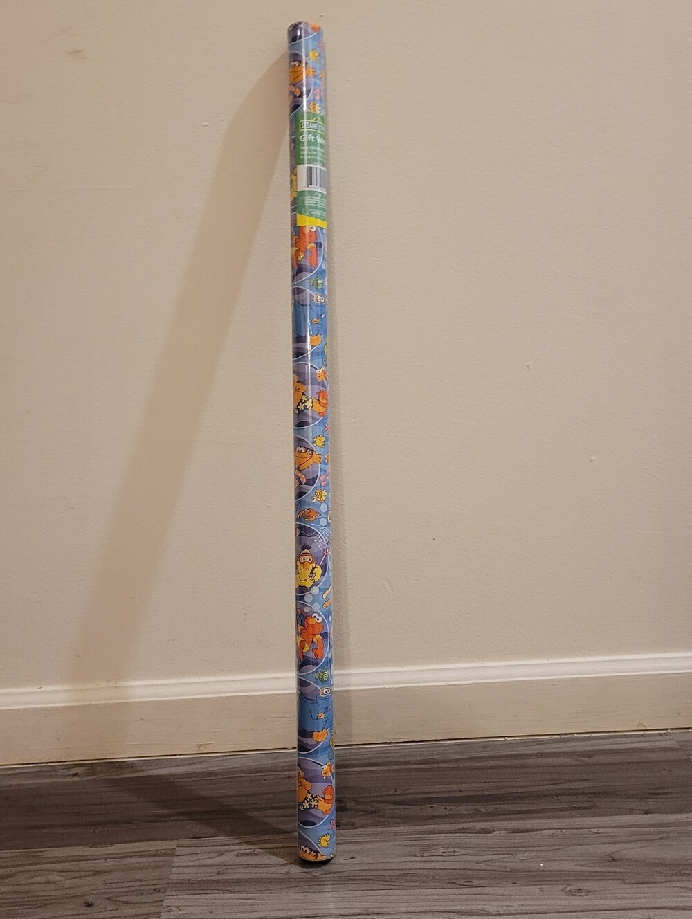 Vintage Sesame Street Gift Wrap Baby Elmo Sealed Present